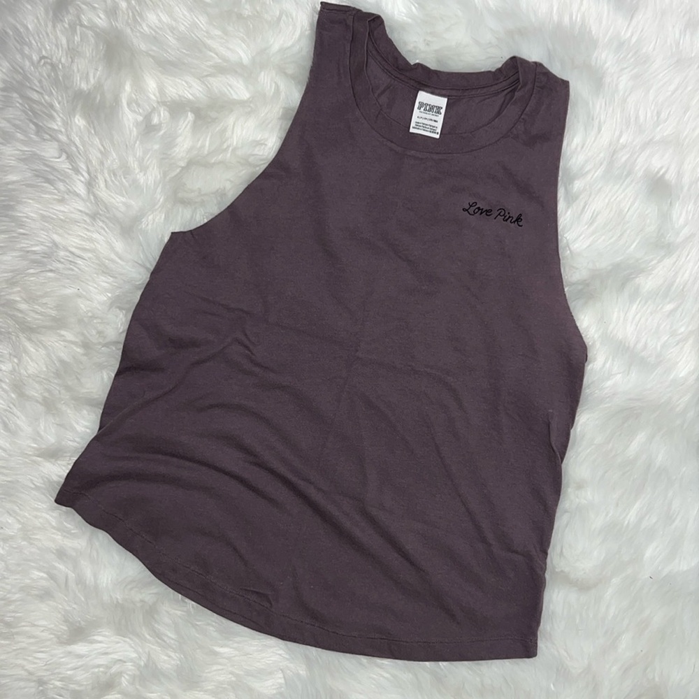 PINK muscle tank Small